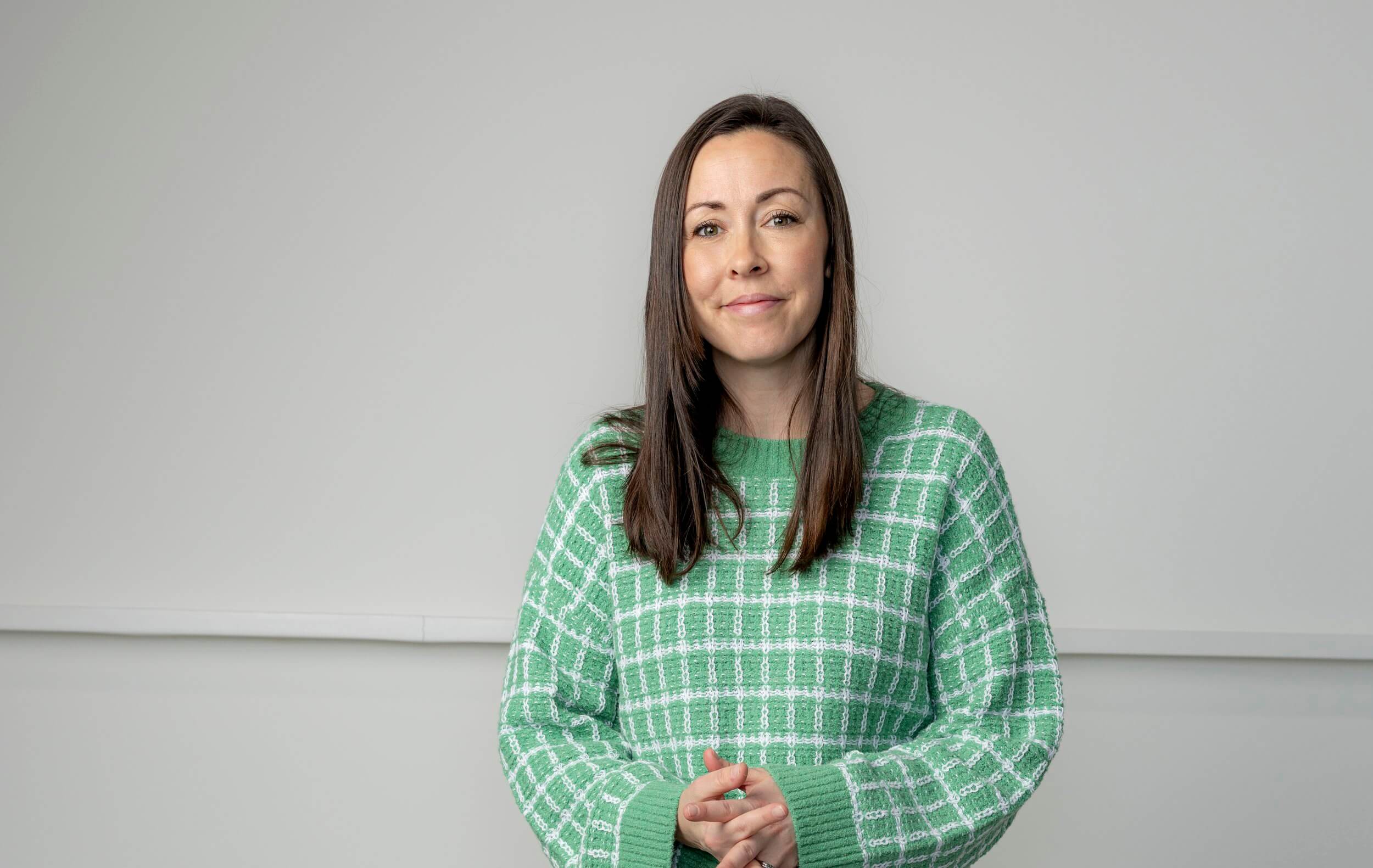 Vizzy co-founder Jess in a headshot portrait, featured in The Times discussing how dyslexia shaped her entrepreneurial journey.